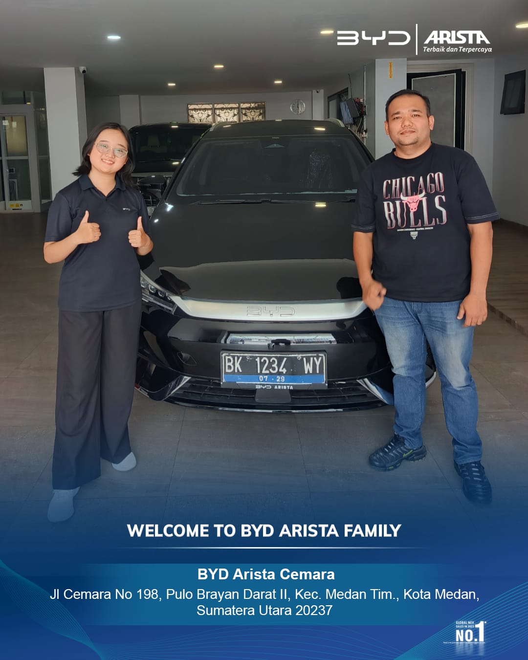 Dokumentasi serah terima unit BYD 1