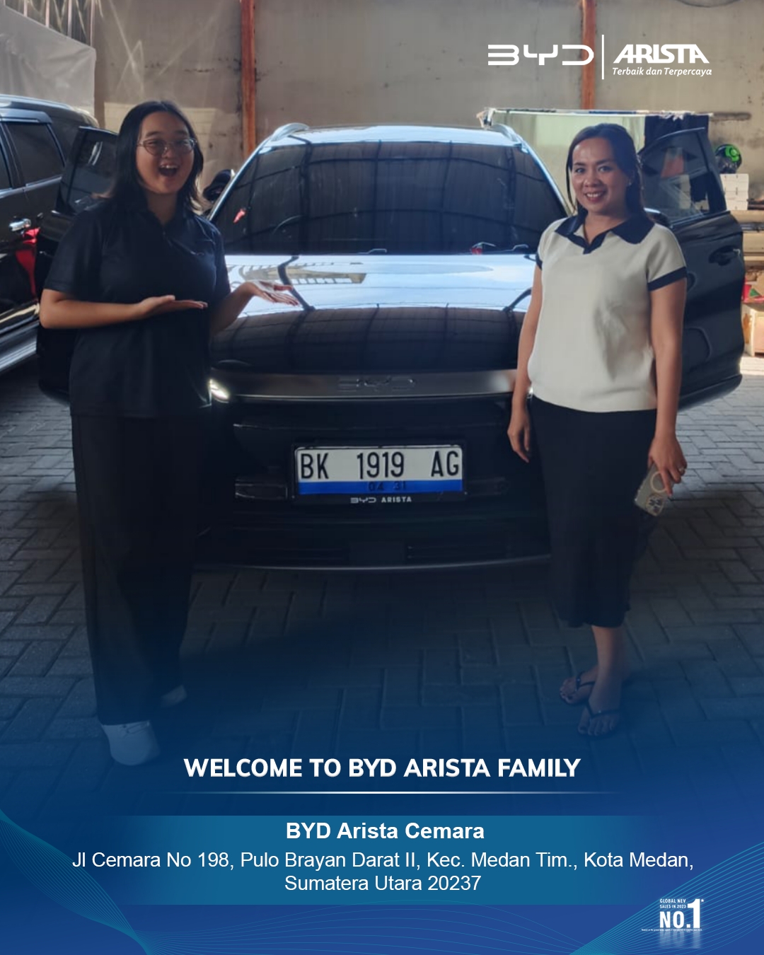 Dokumentasi serah terima unit BYD 2